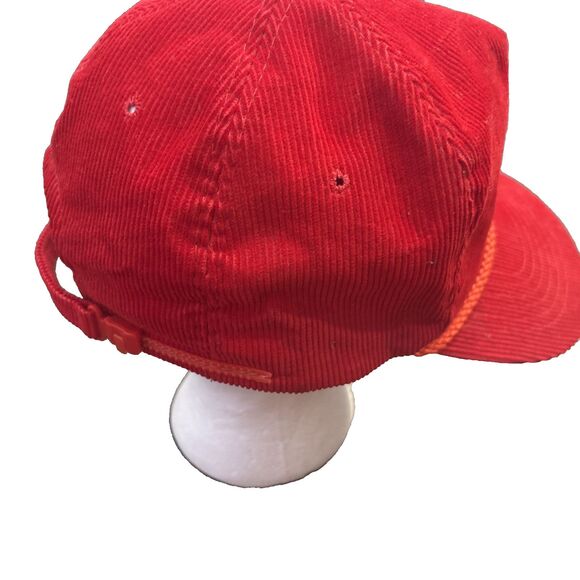 Vintage 90s Sports AmaPro San Francisco 49ers NFL Corduroy Snapback Hat - Picture 5 of 9